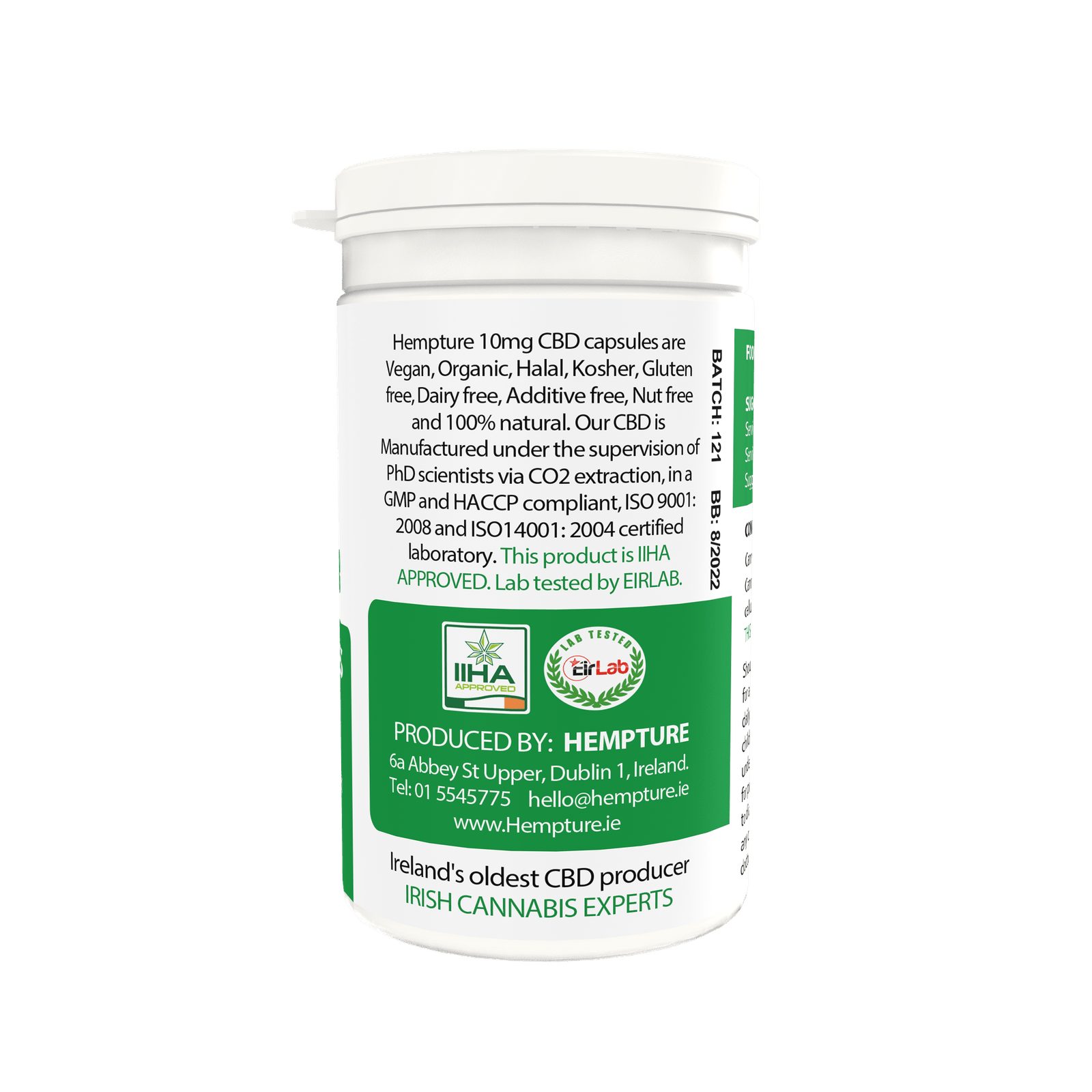 Hempture 10mg CBD capsules x 30 - Image 5
