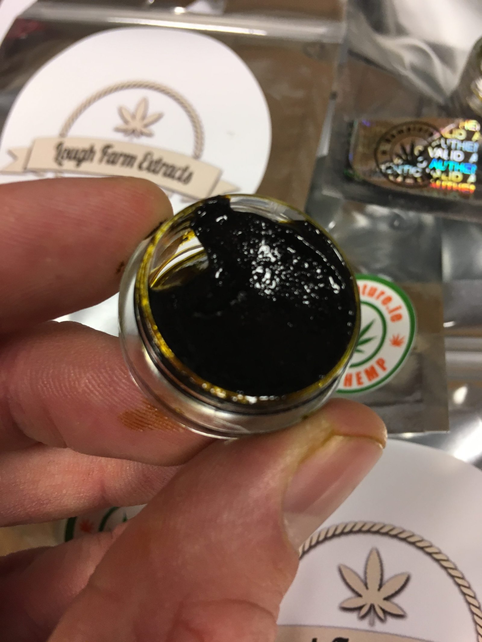 LoughFarm RAW Crude Hemp Extract Paste - 2G - Image 3