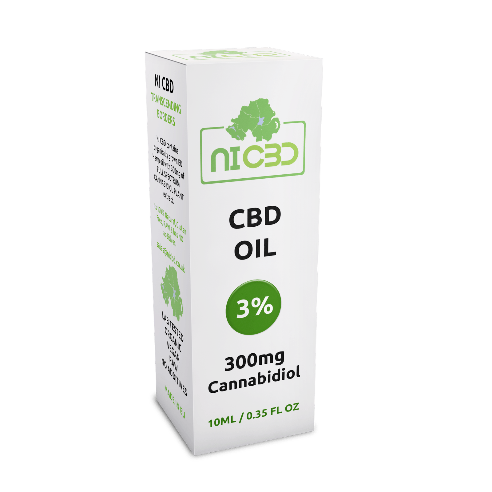 NICBD – 3% Cannabidiol 300mg Hemp oil – 10ml (2pk) - Image 5