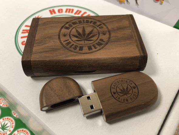 HEMPTURE CARVED WALNUT USB STICK (Limited Edition) - Image 4