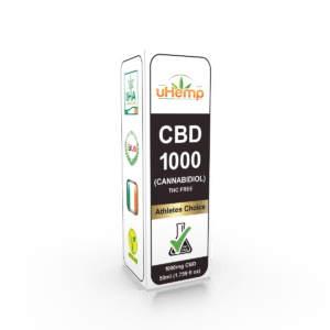 uHemp - CBD 1000 Athletes Choice - THC FREE - (1000mg CBD)