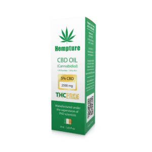 Hempture 5% THC FREE CBD oil - 50ml