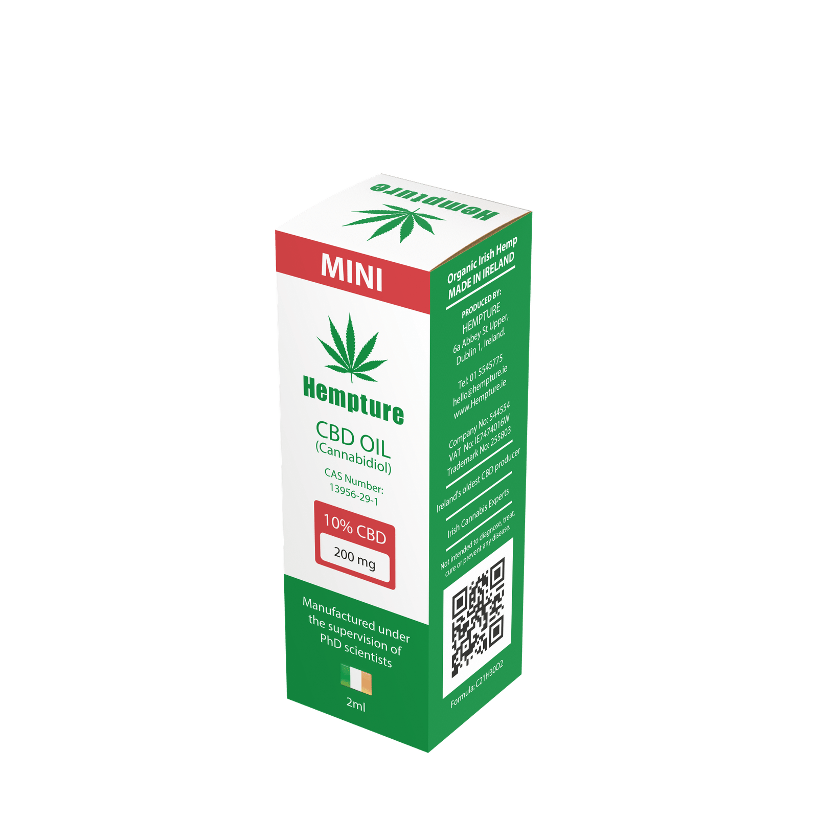 Hempture 10% CBD oil - 2ml MINI