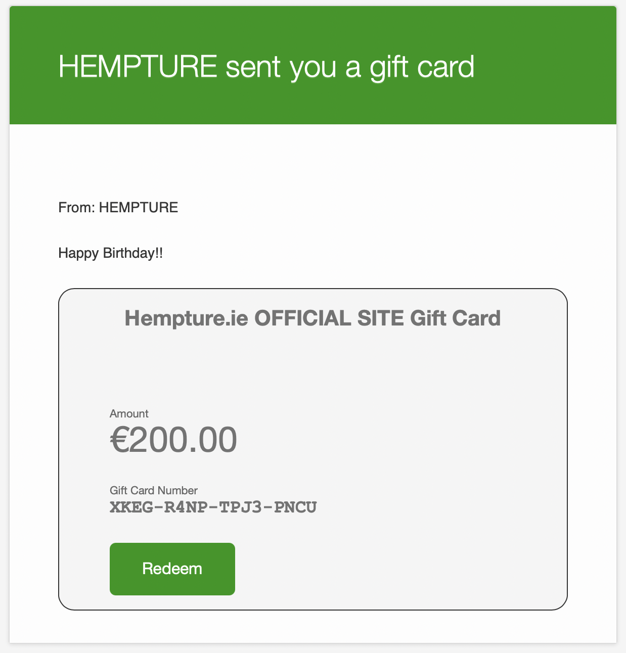 Hempture Gift Voucher - Image 2