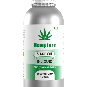 Hempture Organic 5000mg CBD Vape E-Liquid - 1000ml